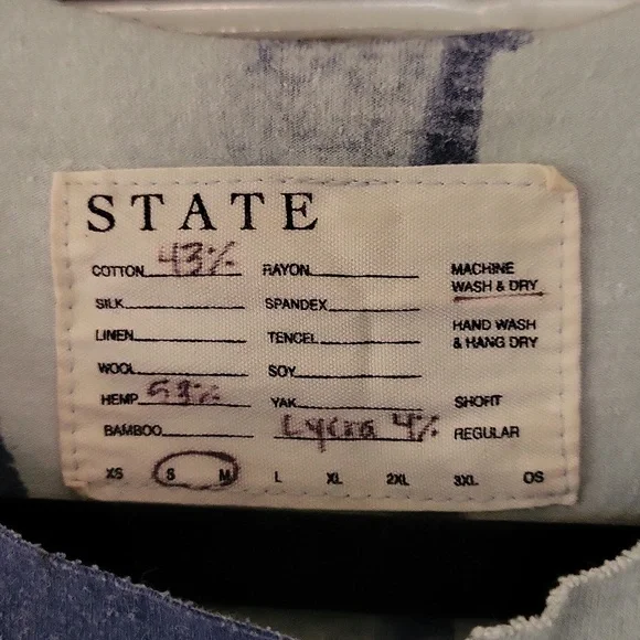 State the Label Layering Dress in Blue Haze EUC in Small/Medium - Picture 2 of 7